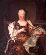 Hyacinthe Rigaud Portrait of Elisabeth Charlotte of the Palatinate (1652-1722), Duchess of Orleans oil painting